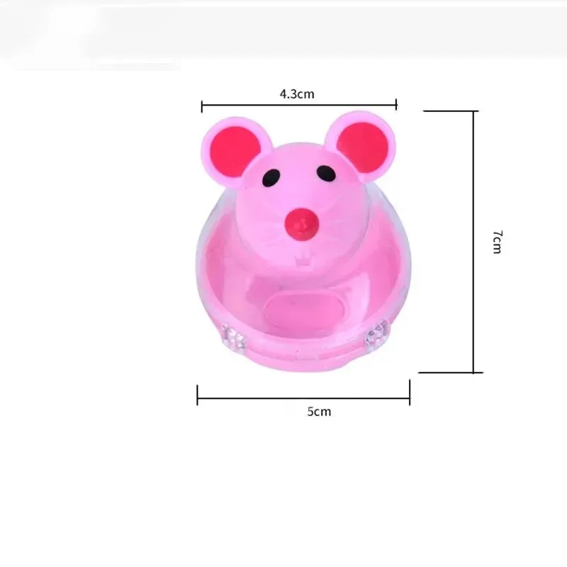 Mouse Tumbler Spill Pet Fun Puzzle Cartoon Cat Toy - imagen 4