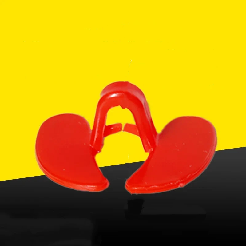 30 Uds. Gafas rojas sin perno para pollo, palomas, faisán, gafas de lucha antipilling, suministros para aves de corral de granja