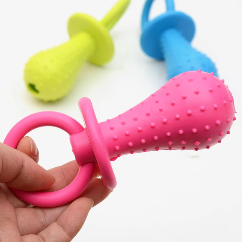 Juguete para masticar mascotas, goma suave, resistente a mordeduras, forma de hueso, juguetes para masticar para perros pequeños, suministros para entrenamiento de mascotas - imagen 2