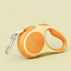 Correa retráctil para perros – Mango antideslizante y freno con una mano
