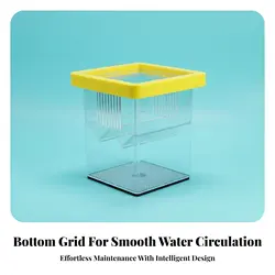 Bebedero flotante desmontable de acrílico para gatos y perros
