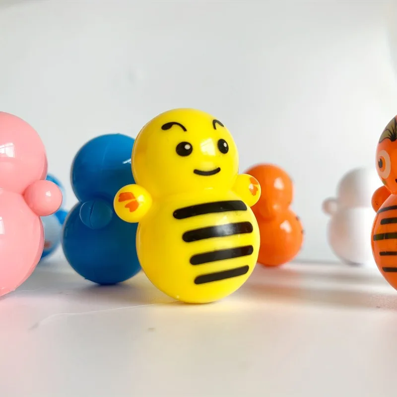 3/6/9 piezas de juguetes rodantes para gatos, diversos estilos, equipo interactivo para jugar y hacer ejercicio, Material plástico duradero - imagen 3