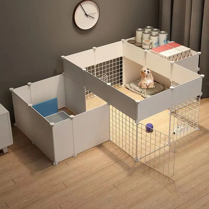 Valla de seguridad para perros, jaula grande para perros, cachorros, gatos, barras extraíbles para interiores, vallas para mascotas, gatos, perros, puertas, camas, accesorios, barrera