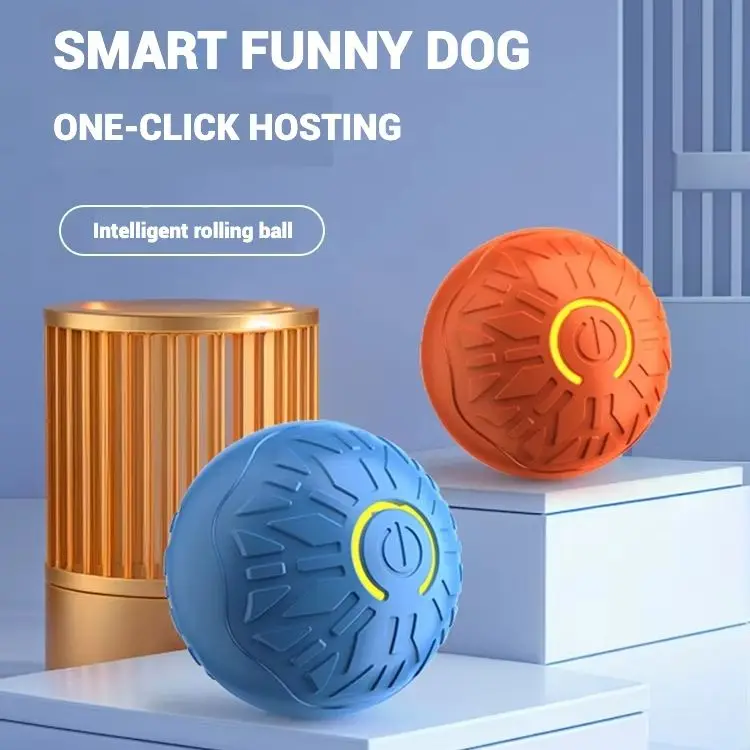 Pelota interactiva para saltar para mascotas con luces coloridas, evita obstáculos y juguete eléctrico inteligente recargable para perros, suministros para mascotas - imagen 2