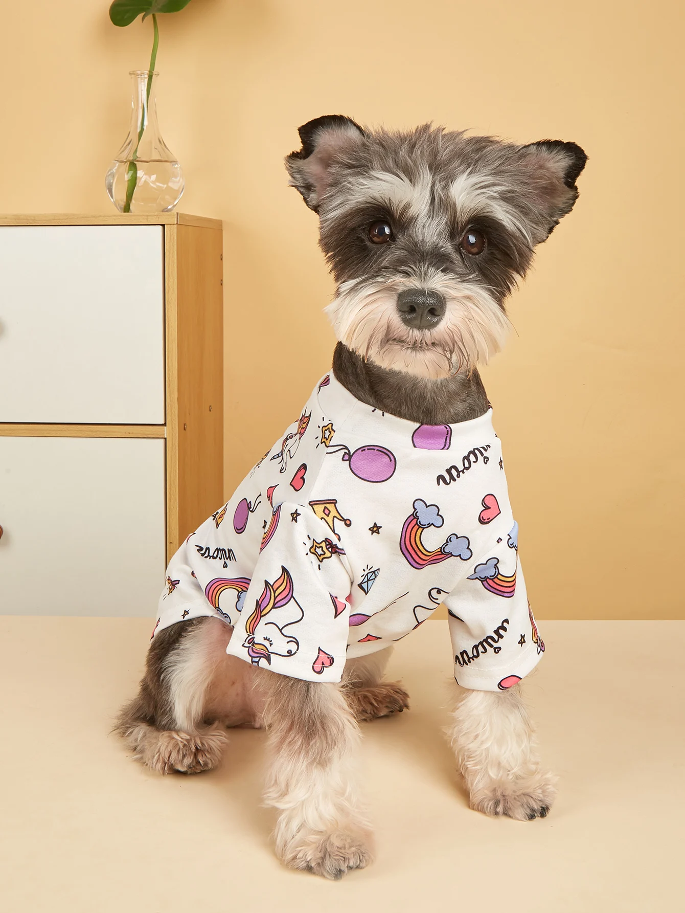 Camiseta con estampado de unicornio para perro y gato, ropa bonita para mascota, disfraz genial - imagen 2