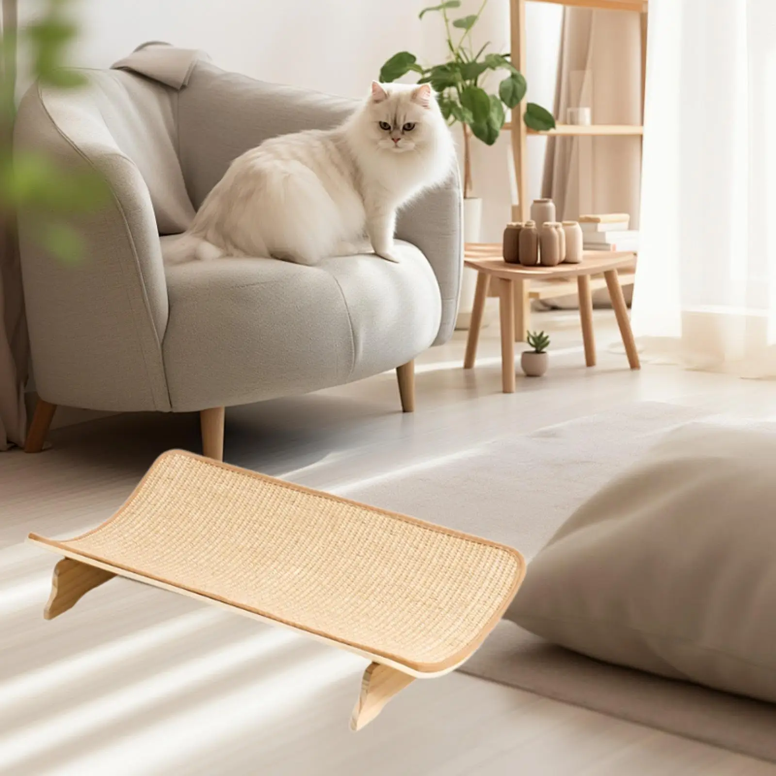 Rascador para gatos, sillón, almohadilla para rascar, muebles para gatos, sofá, juguete de entrenamiento, rascador, alfombrilla, juguete, rascador para gatos - imagen 3