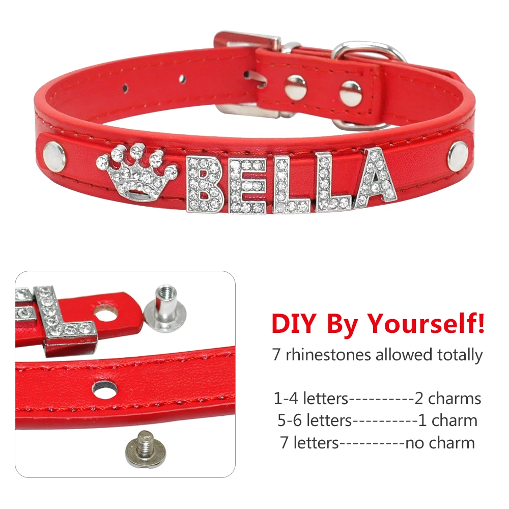 Collar brillante personalizado para perros pequeños - imagen 3