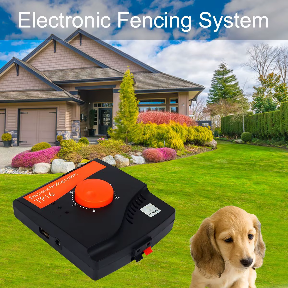 Valla electrónica para perros y gatos – Cerca de seguridad para jardín - imagen 5