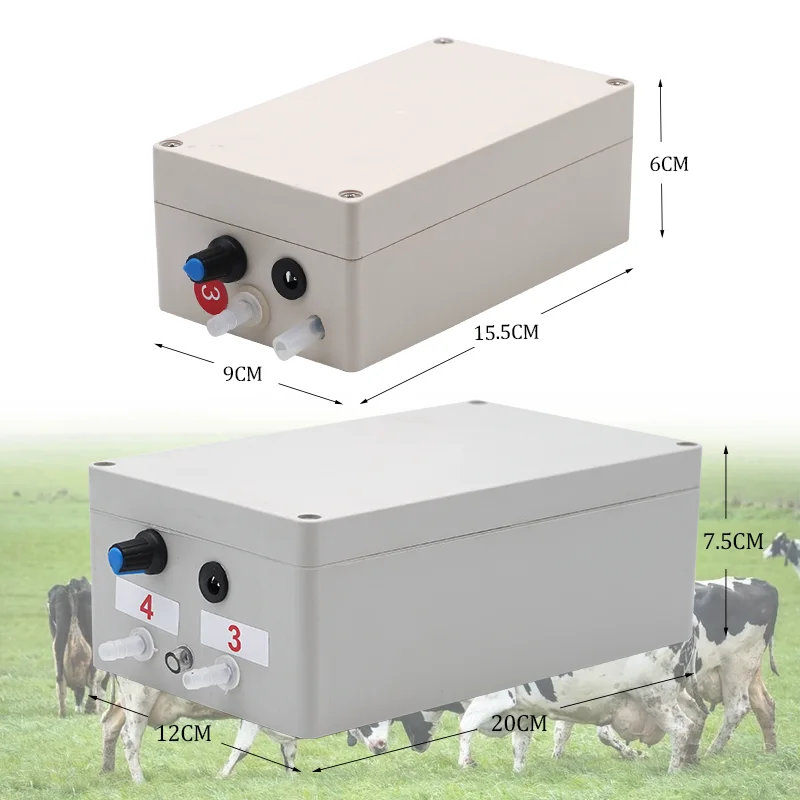 Máquina de ordeño eléctrica pulsante para vacas y cabras en granjas - imagen 2