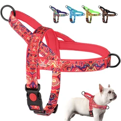 Arnés sin tirones para perros ajustable cómodo de nailon resistente