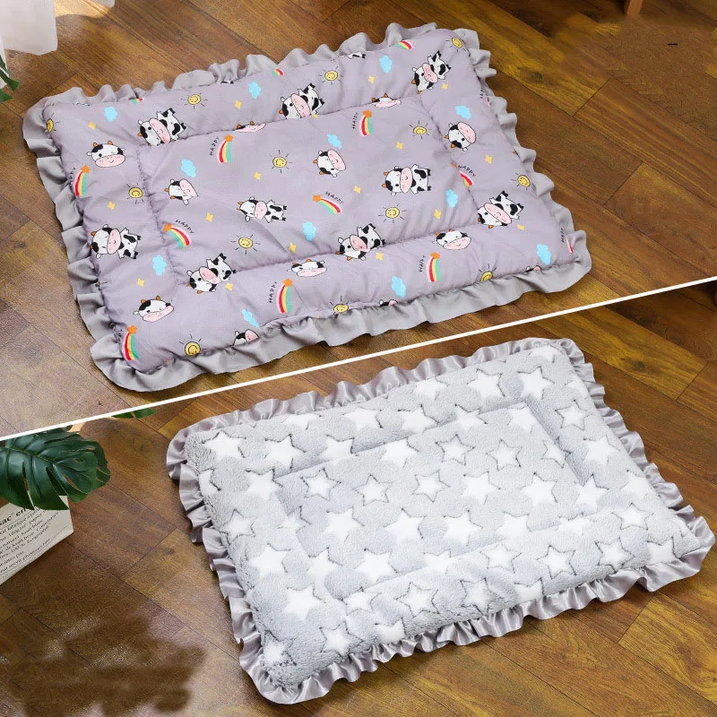 Cama reversible de franela cálida para Chihuahuas y perros pequeños - imagen 5