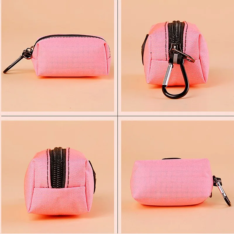 Dispensador de bolsas de caca para perros, soporte portátil para bolsas de caca para perros, dispensador de bolsas de basura para caminar, bolsas de aseo colgantes, productos para mascotas - imagen 4