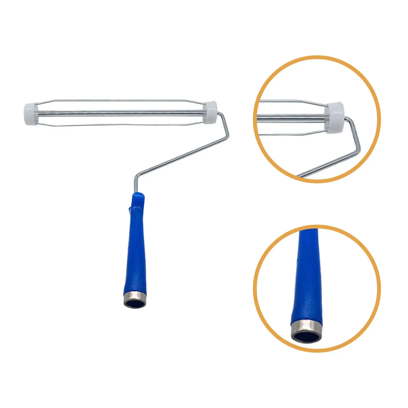 Marco de rodillo Marco de rodillo de pintura Herramienta doméstica Suministros portátiles 4 cables 12 pulgadas - imagen 5