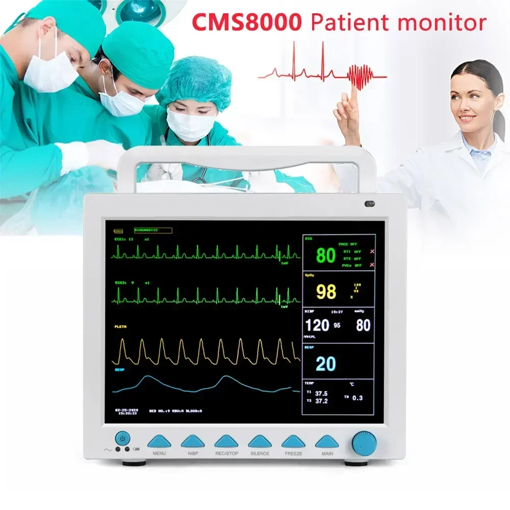 Monitor de signos vitales para perros y gatos – ECG y presión arterial