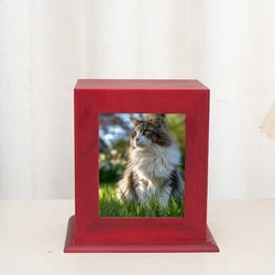 Urna funeraria de madera para perros y gatos – Caja para cenizas
