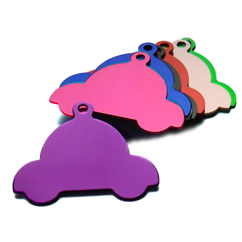 100 Uds. Etiquetas de identificación de perro de aluminio anodizado, etiquetas de identificación de perro para Collar de perro, etiqueta de nombre de perro de identificación de mascota personalizada, etiqueta de perro, grabado personalizado - imagen 5