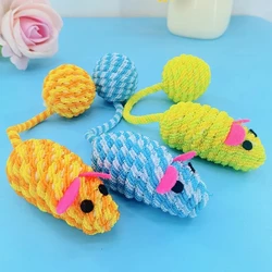 Ratón interactivo con cuerda para gatos – Juguete estimulante