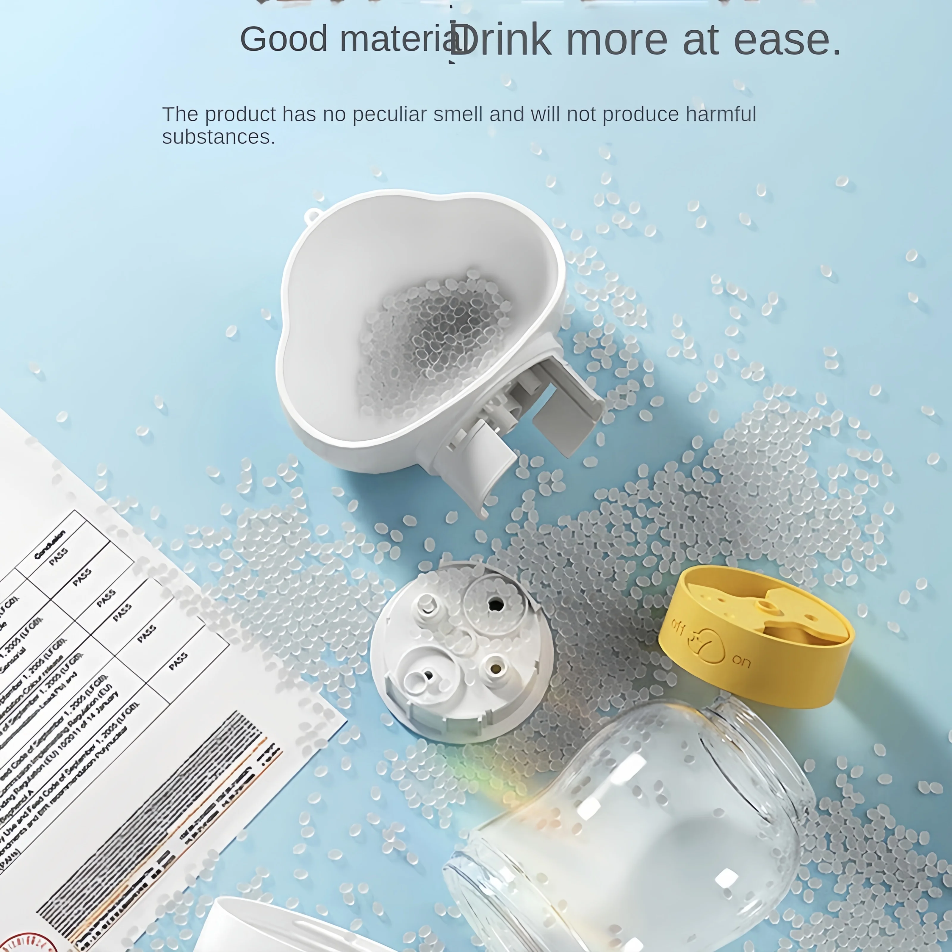 Botella de agua 2 en 1 para perros, tazón alimentador, botella de agua portátil para comida, mascotas, viajes al aire libre, cuencos para perros, tazón de agua para perros - imagen 5