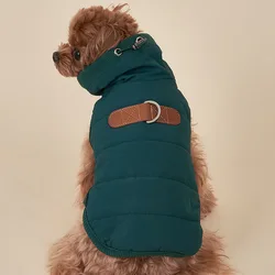 Chaqueta invierno para perros pequeños - Cálida de algodón para Corgi y Pomerania