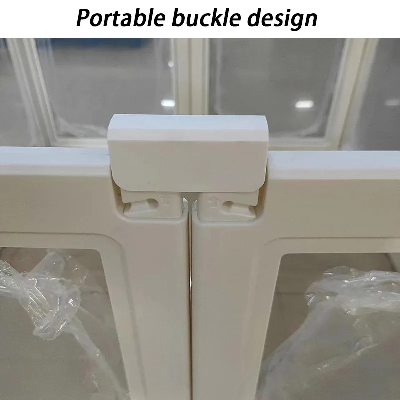 Corral portátil para perros de interior - recinto transparente - imagen 5