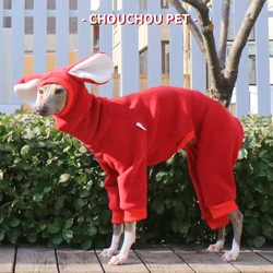 Body abrigado oreo de conejo para Whippet – Ropa térmica perros