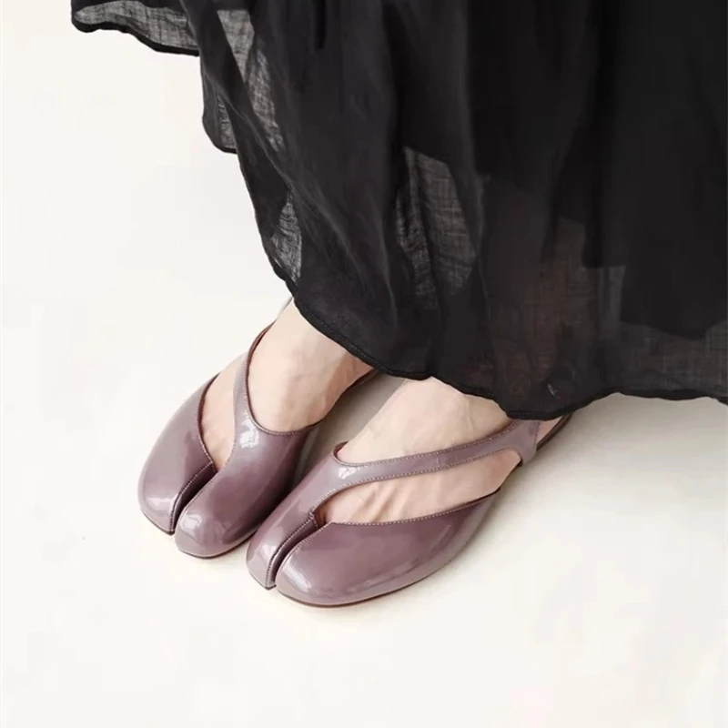 Sandalias Planas Tabi de Lujo para Mujer - Verano en Piel Sintetica - imagen 3