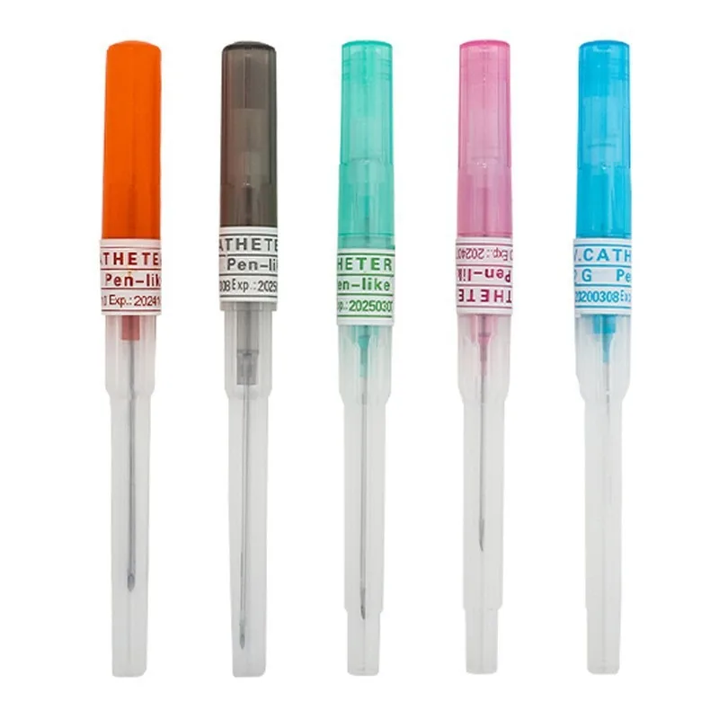 KIYUE 50 Uds IV canula tipo rotulador catéter de inyección intravenosa 20G 22G 24G 26G proveedores veterinarios - imagen 4