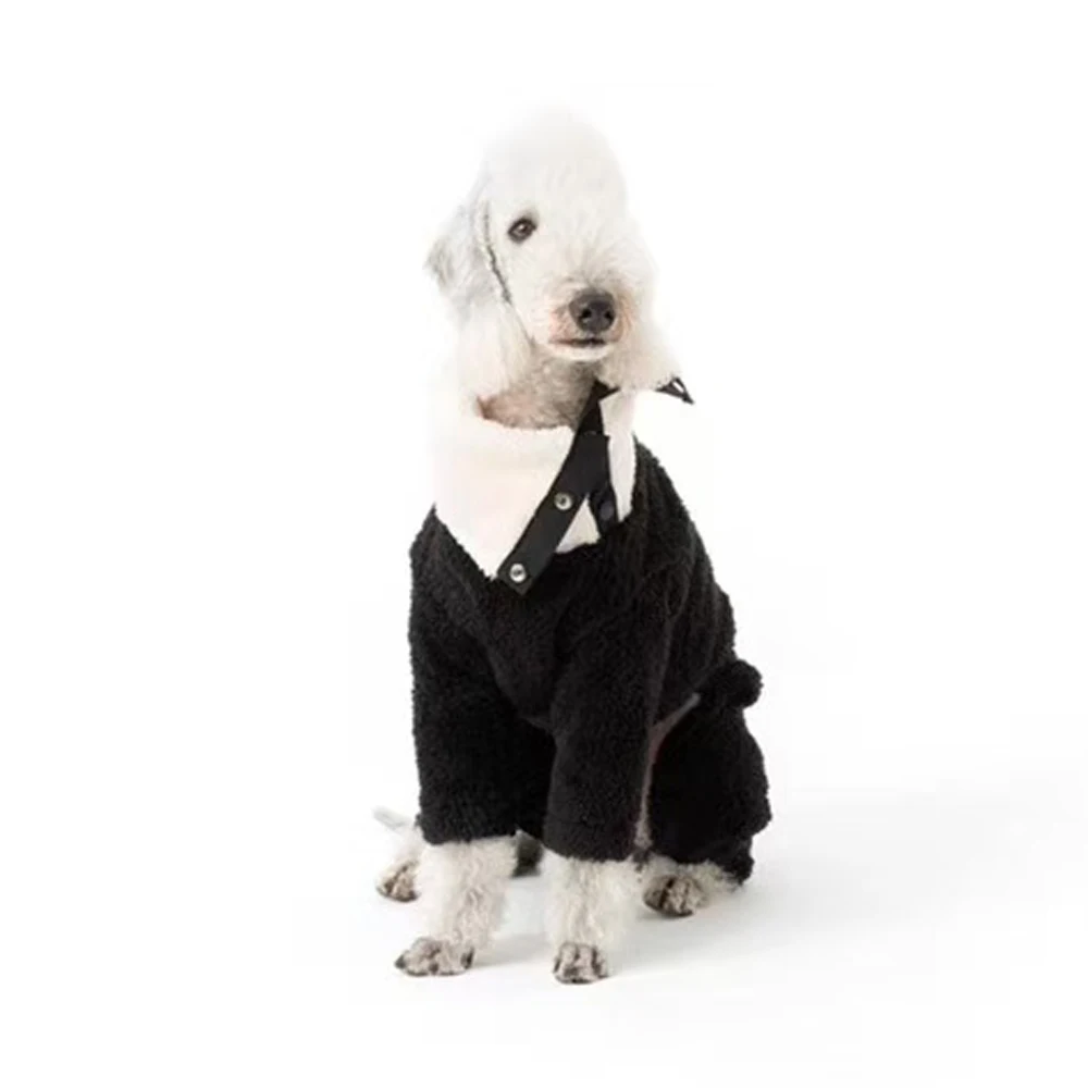 Ropa invierno cuello alto para perros pequeños, medianos y Bedlington - imagen 5