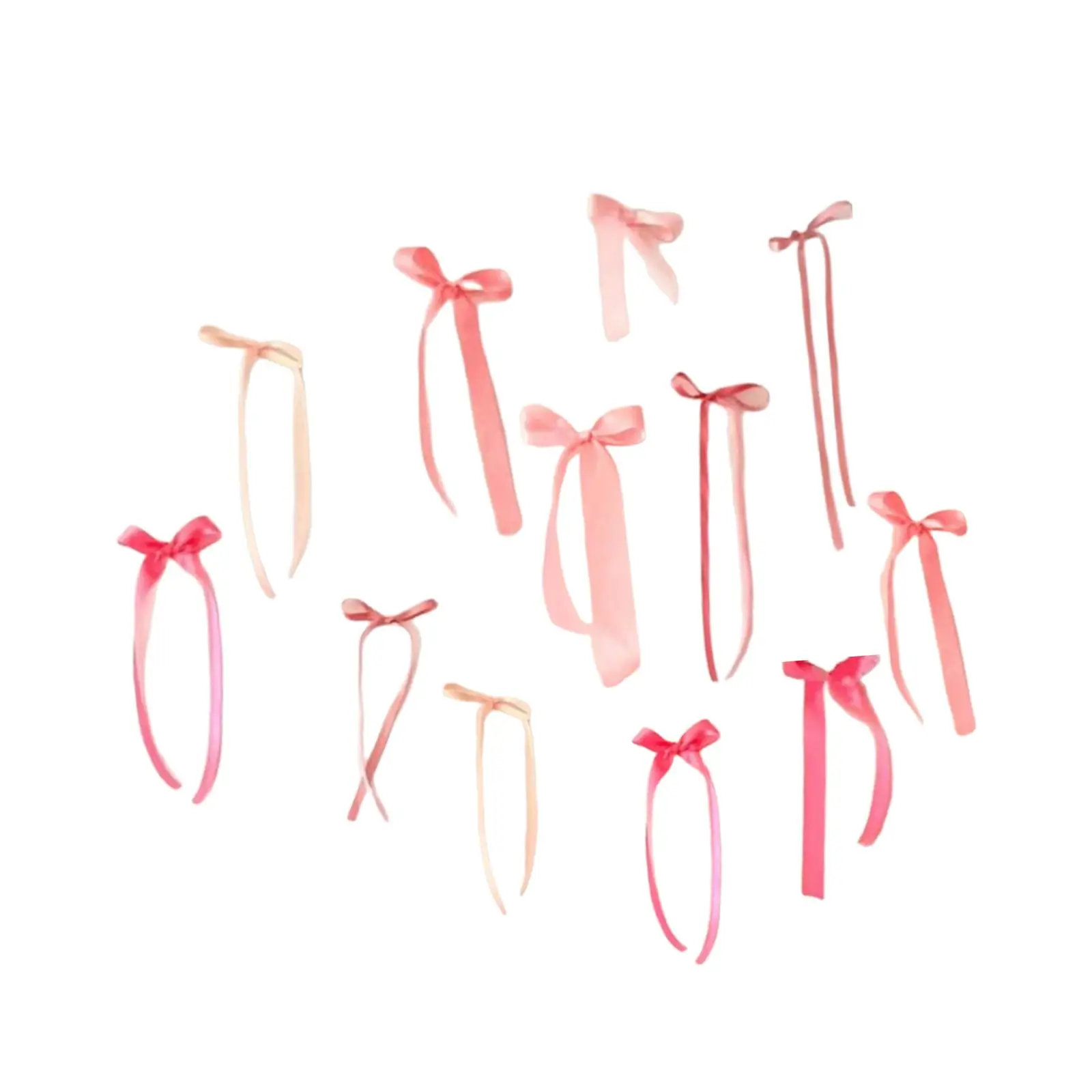 12x Bow Wall Decor Sturdy Background Decorative Backdrop DIY Ribbon Bow for Bedroom Room Party Supplies Bachelorette Birthday