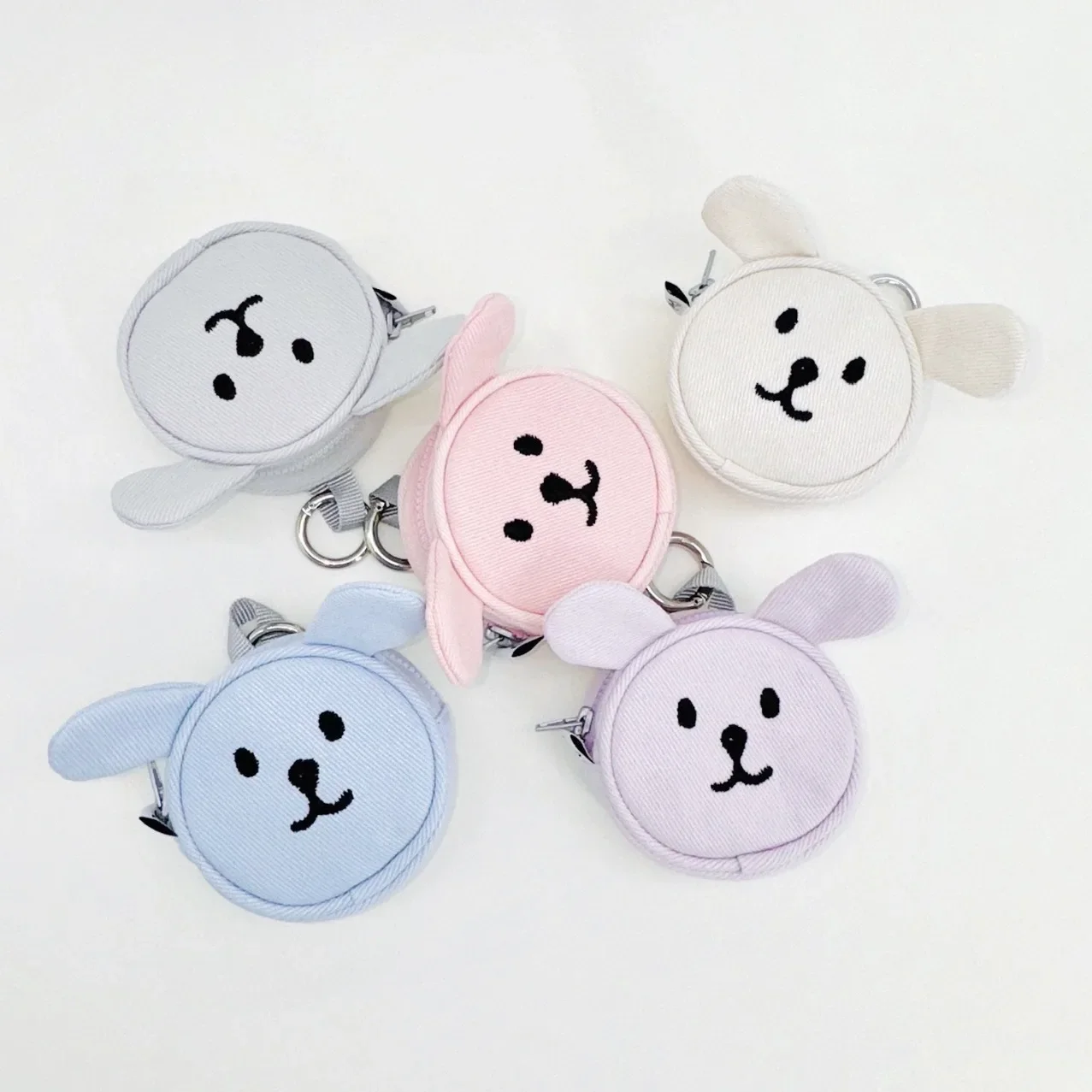 INS Pets-bolsas de recogida para mascotas, bolsa colgante de cuerda de tracción, bolsa de lona bonita para perros que caminan, bolsa para llaves, portador de caca para perros