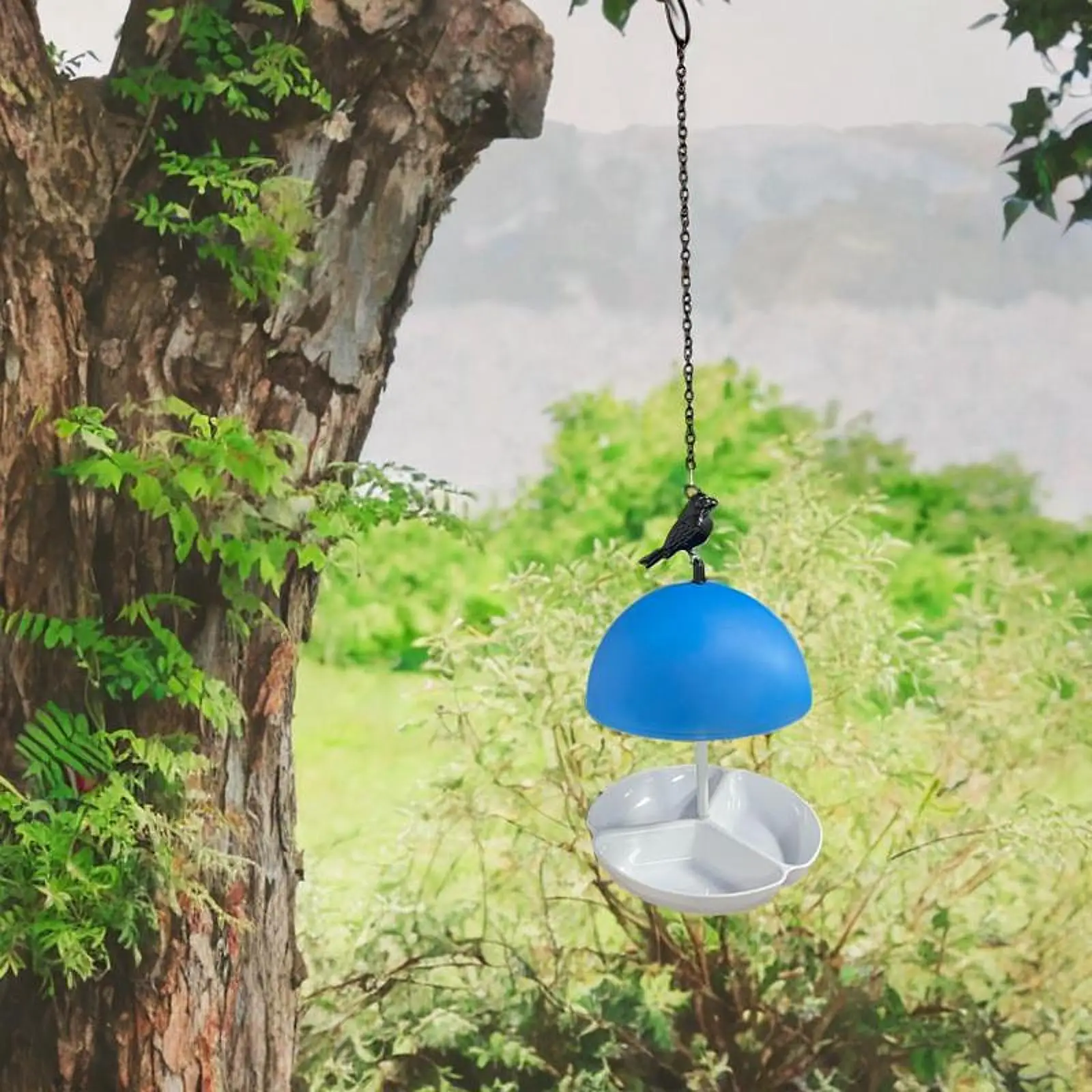 Outdoor Hanging Bird Feeder Bird Lover Gift Birdfeeder for Courtyard Patio