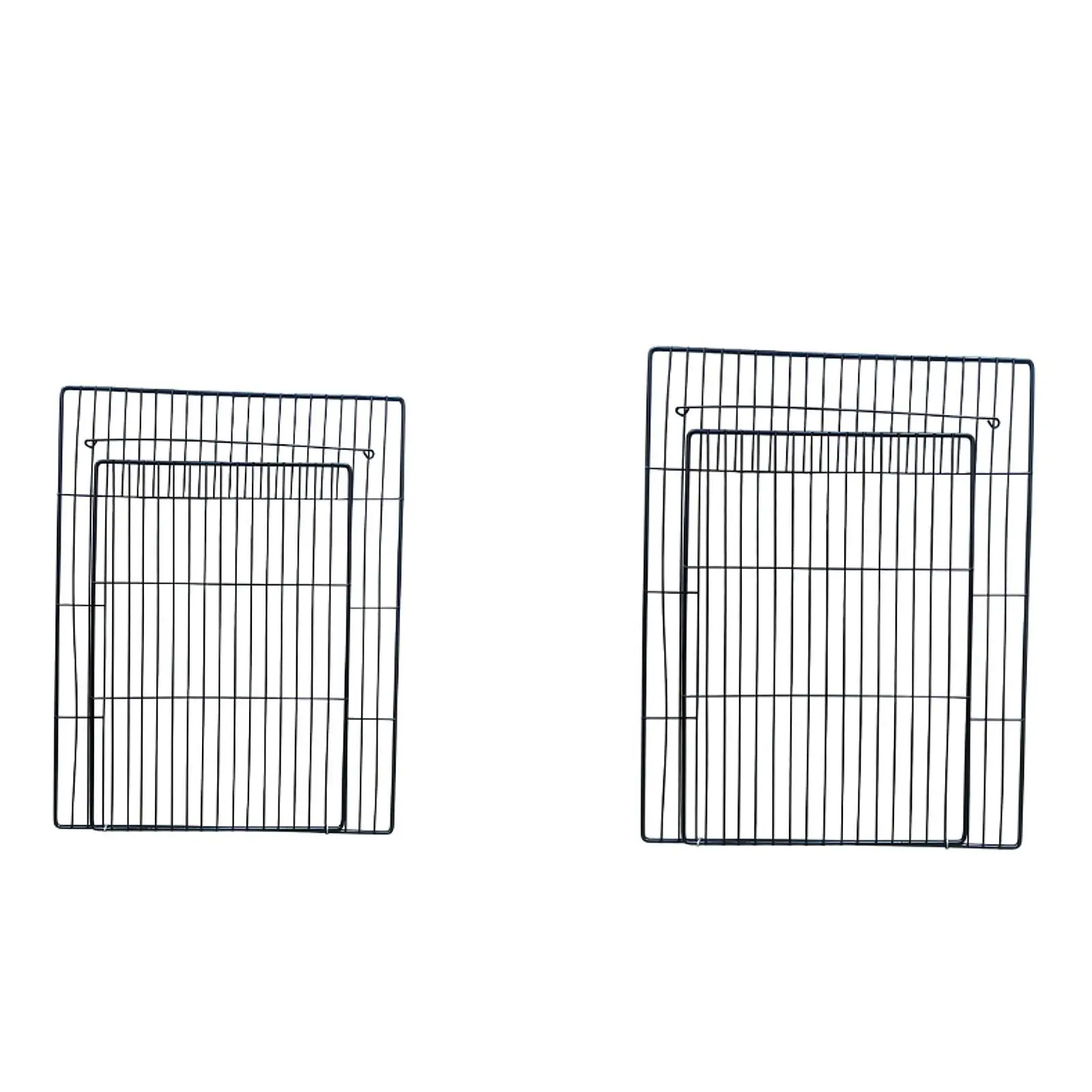 Puerta de parque infantil para mascotas, Protector de alambre de hierro, barrera para perros, jaula para animales pequeños, valla de alambre DIY para hámster, cachorro, gatito, barandilla - imagen 3