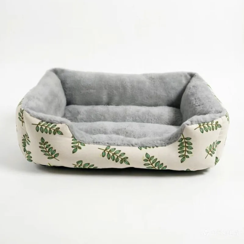 Cama acolchada suave todo el año para perros y gatos – cómoda - imagen 2