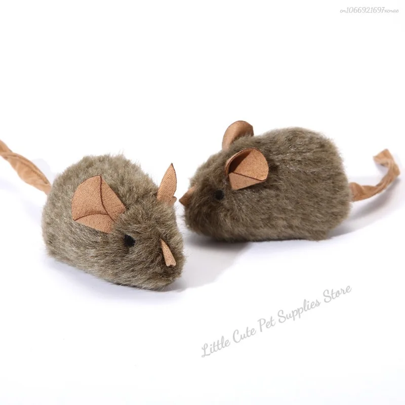 Divertido juguete de peluche para gatos, ratón de simulación, ratones interactivos automáticos, juguete para gatos, resistencia a mordeduras, juguetes para gatos, suministros para gatitos - imagen 5