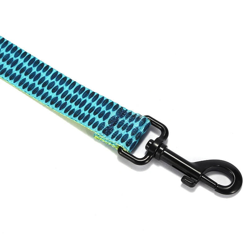 Coleira de cachorro de nylon com imitação de tinta verde PLATTCO colorida nova coleira de cachorro de tinta verde personalizada 5 tamanhos PDL320 - imagen 5