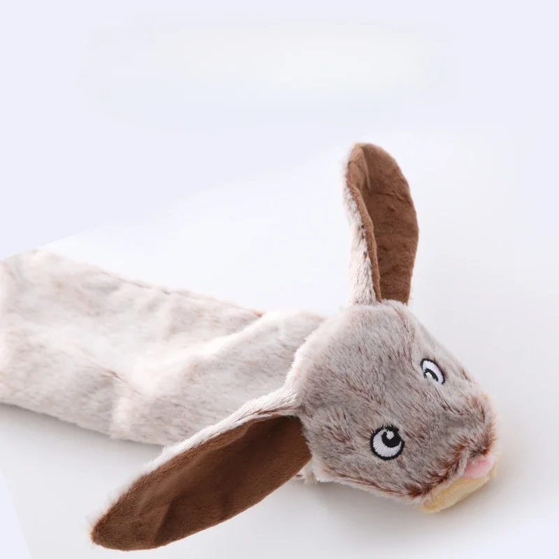 Divertente Animale Simulato Senza Farcitura Giocattoli Per Cani con Squeakers Durevole Peluche Senza Farcito Giocattolo Da Masticare Per Cani Squeaky Animale Domestico Squeak Giocattolo Nuovo - imagen 2