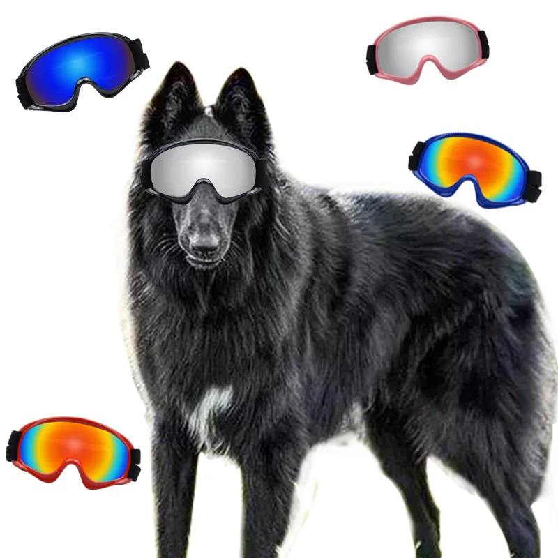 Gafas a prueba de viento para perros, lentes de sol militares para exteriores, medianos y grandes, protección UV para la nieve, productos para mascotas - imagen 2