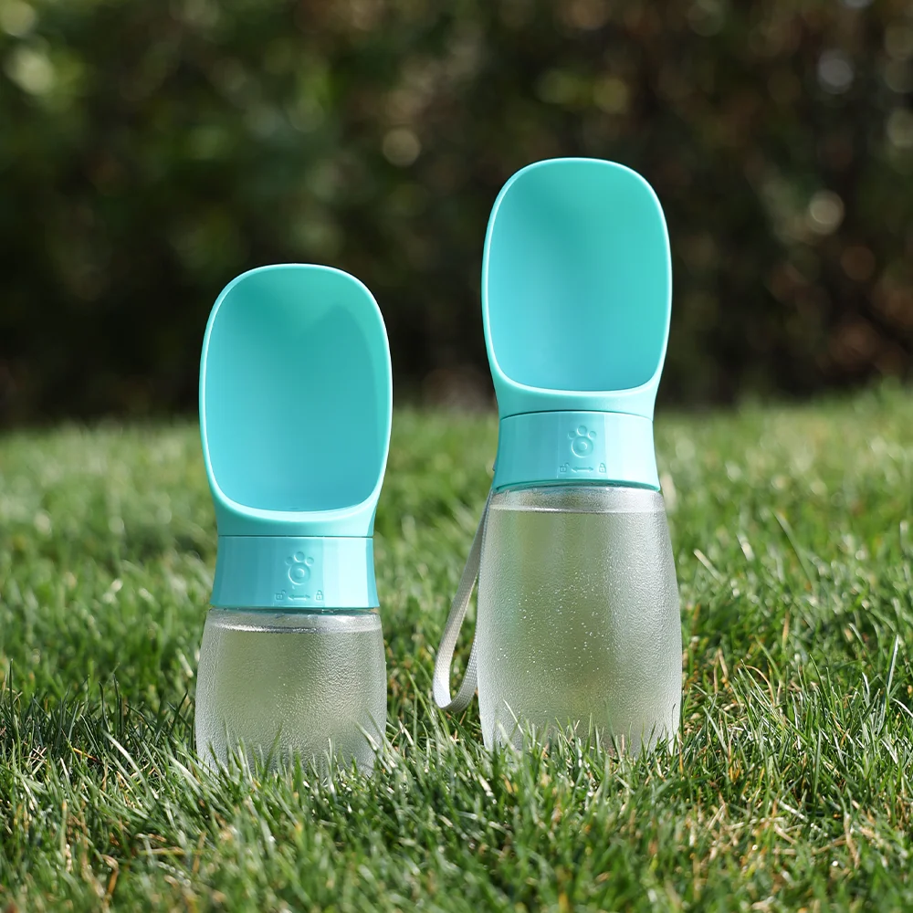 Botella de agua portátil para perros pequeños y grandes, cuenco para beber para mascotas de viaje al aire libre, dispensador de agua de alta capacidad, suministros para Chihuahua - imagen 2