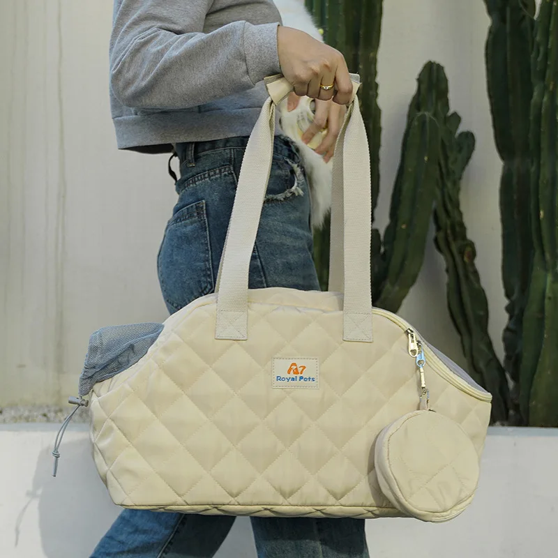 Bolsa de viaje impermeable para mascotas, bolso de hombro transpirable para perros y gatos pequeños, accesorios para cachorros - imagen 4