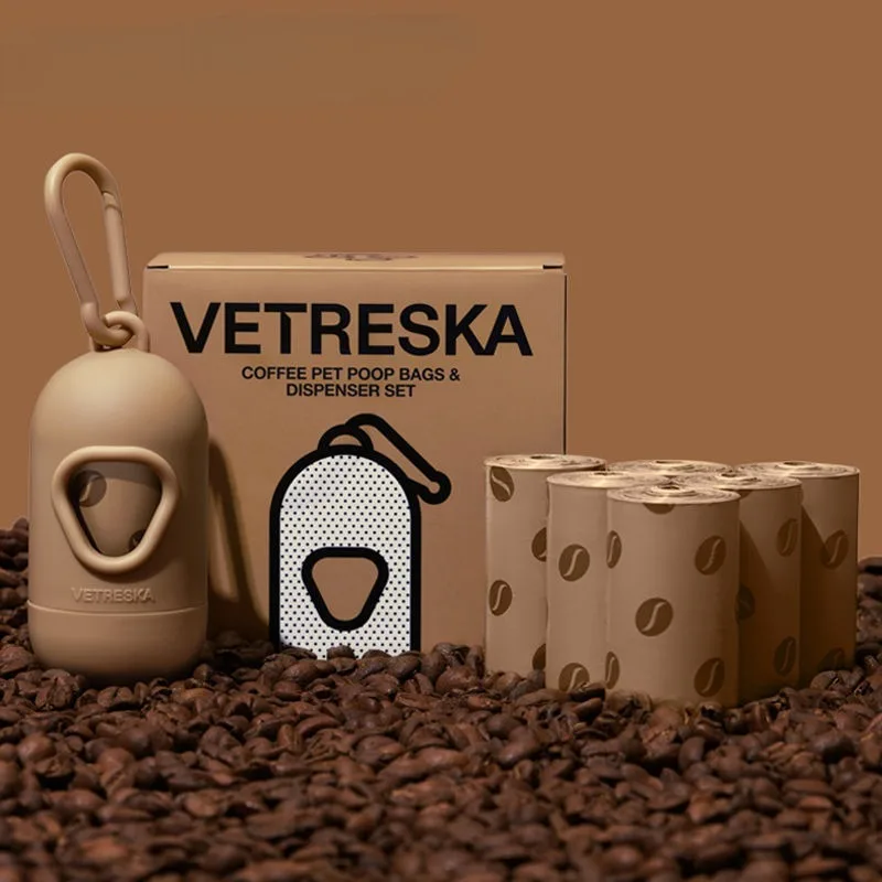 Bolsas gruesas para excrementos de perro aroma café – paseos limpios - imagen 2