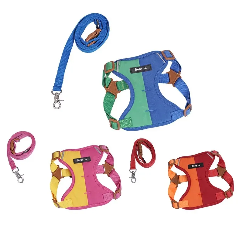 Correa para el pecho, accesorios para perros, Collar para perros, suministros para mascotas, arnés grande para gatos, productos pequeños para cachorros, chaleco táctico - imagen 5