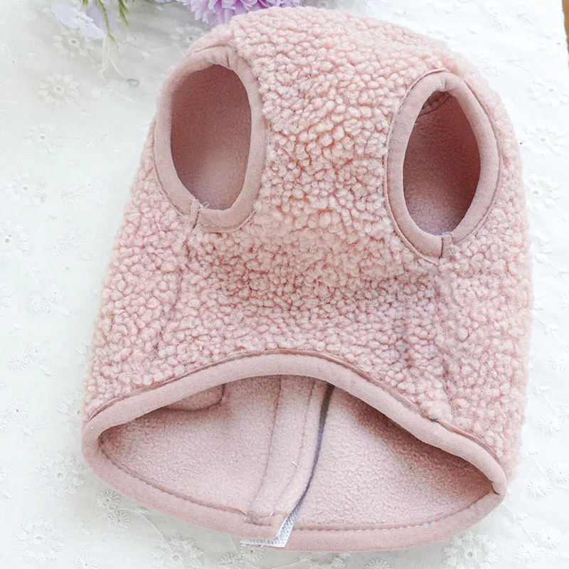 Chaleco de lana para perro, abrigo grueso de invierno para perros pequeños, chaqueta de arnés con anillo en D Chiwawa, prendas exteriores - imagen 2