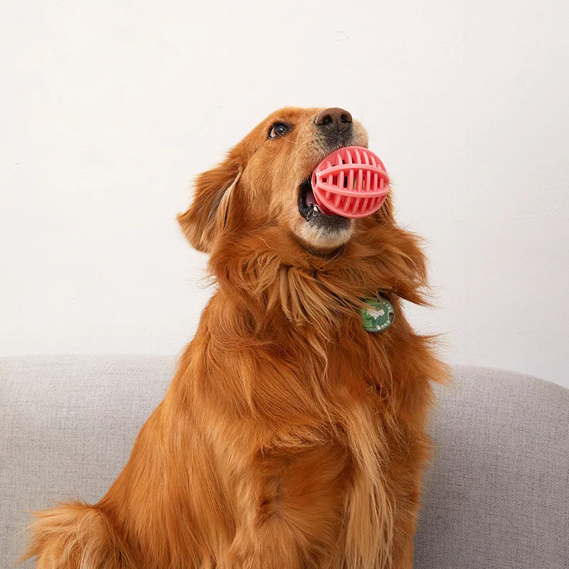 Juguete goma para perro resistente: dispensador golosinas interactivo - imagen 3