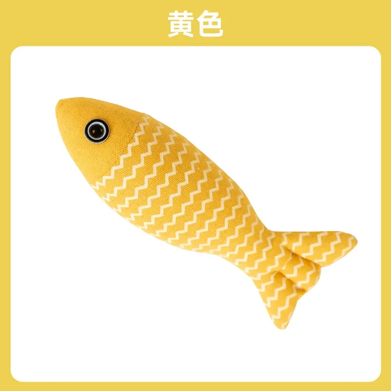 Juguetes para mascotas, pescado de lino para aliviar el aburrimiento, simulación de peces, gatitos, moler los dientes para diversión, juguetes para gatos, productos para gatos - imagen 5