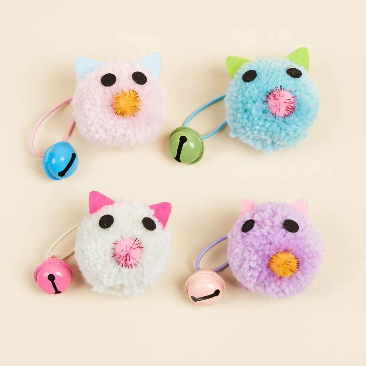 Juguetes para gatos, cuerdas elásticas, lindos juguetes para ratones, campanas, juguetes de peluche entretenidos, suministros para mascotas, accesorios para perros pequeños - imagen 3