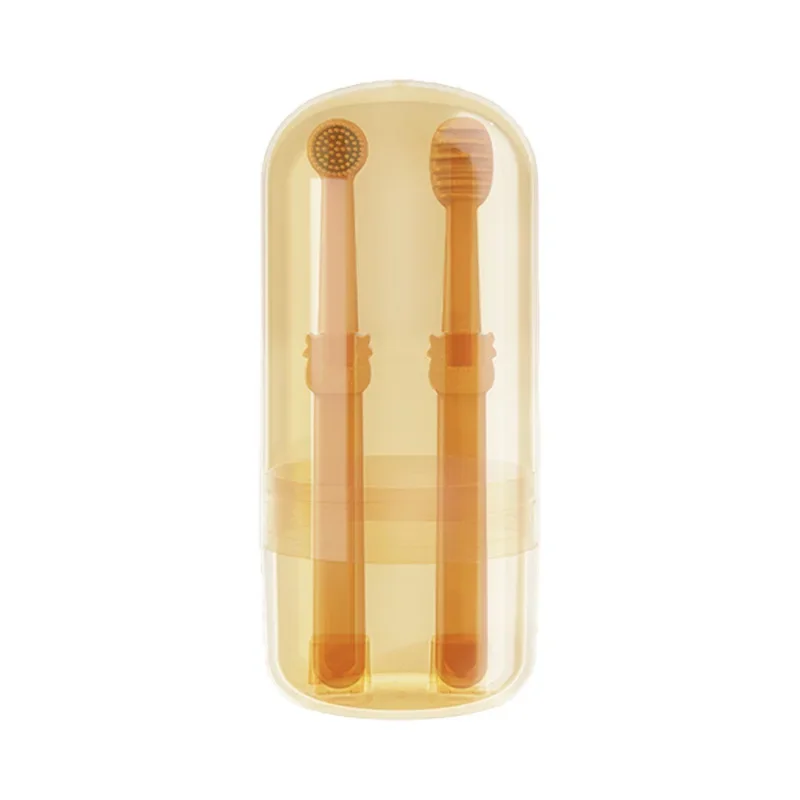 Cepillo de dientes de silicona suave para perros y gatos, blanqueador dental para el cuidado bucal, Kit de pasta de dientes para mascotas, suministros de limpieza dental para mascotas - imagen 2