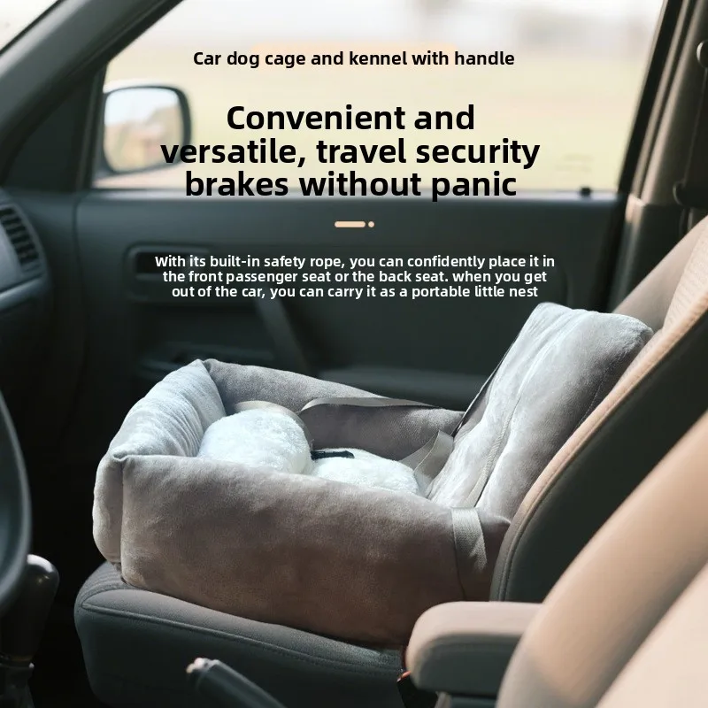 Cama de viaje portátil para gatos y perros – Coche y jaula - imagen 2