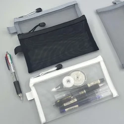 Bolsa de malla transparente con cremallera para gatos y perros