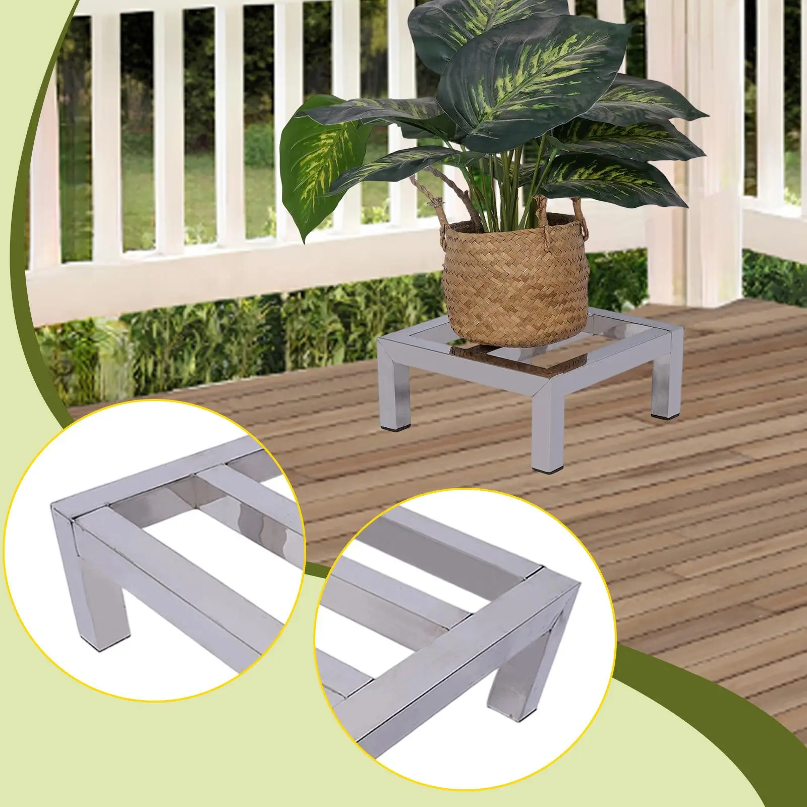 Soporte cuadrado multifunción para gatos y perros – Base elevada