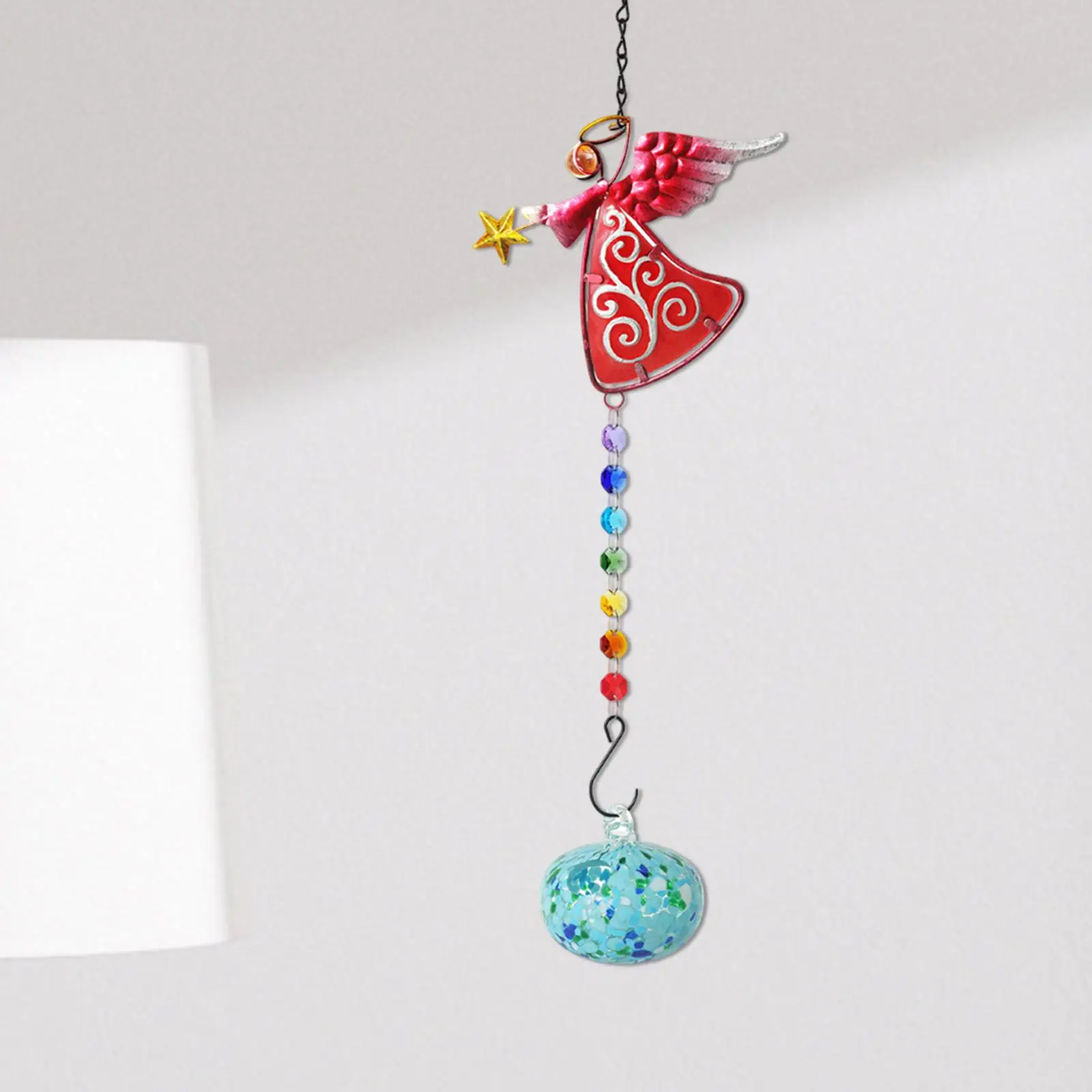 Hanging Bird Feeder feed Water Sturdy Attracting Birds Bird Food Holder Garden Decoration for Patio Courtyard Porch Lawn Outdoor